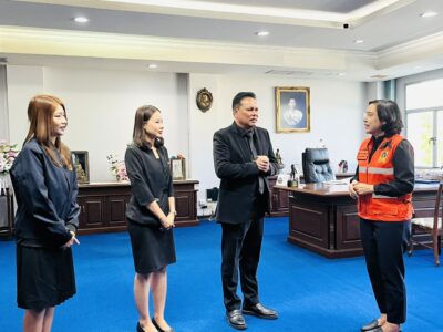 2026-03-04 ผู้อำนวยการสำนักตรวจเงินแผ่นดินจังหวัดกาญจนบุรี เข้าพบผู้ว่าราชการจังหวัดกาญจนบุรี และผู้อำนวยการสำนักงานป้องกันและปราบปรามการทุจริตประจำจังหวัดกาญจนบุรี กระชับความร่วมมือในการปฏิบัติราชการ